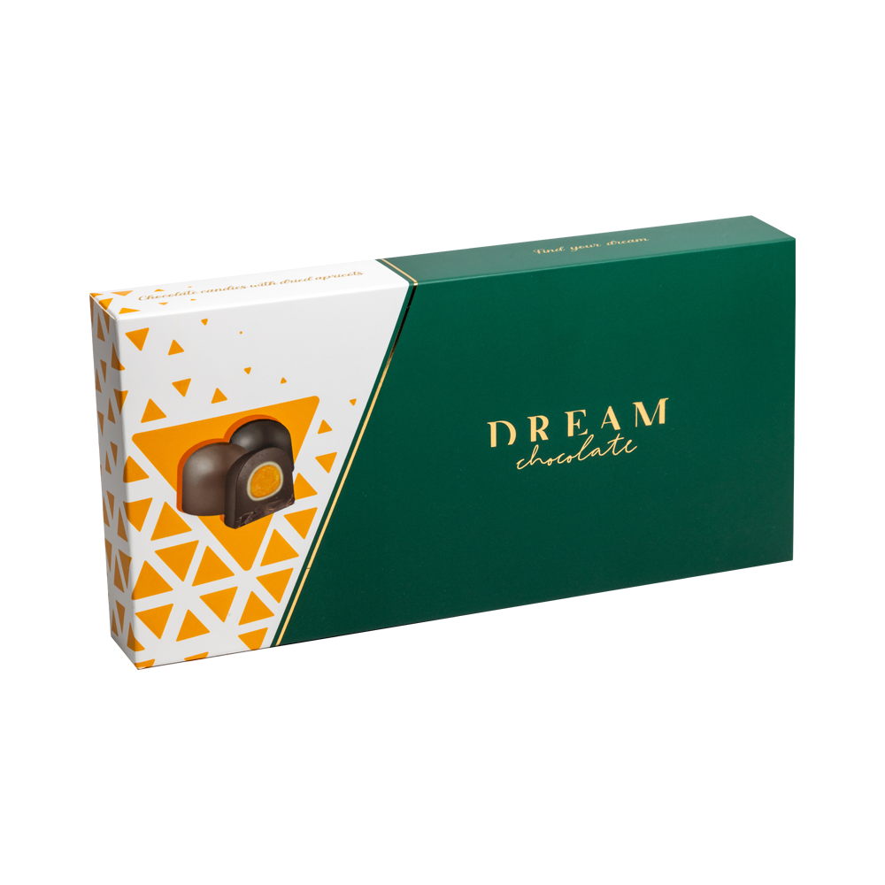 Dream Chocolate Assortment With Dried Apricots 180g