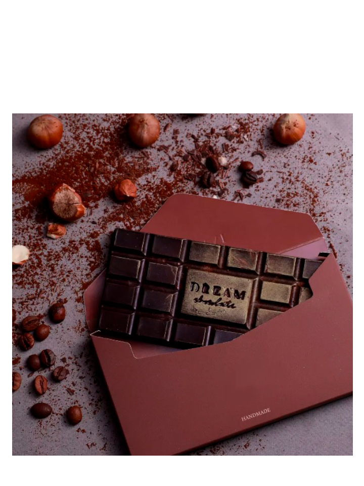 Dream Dark Chocolate Bar With Hazelnut & Coffee 115g