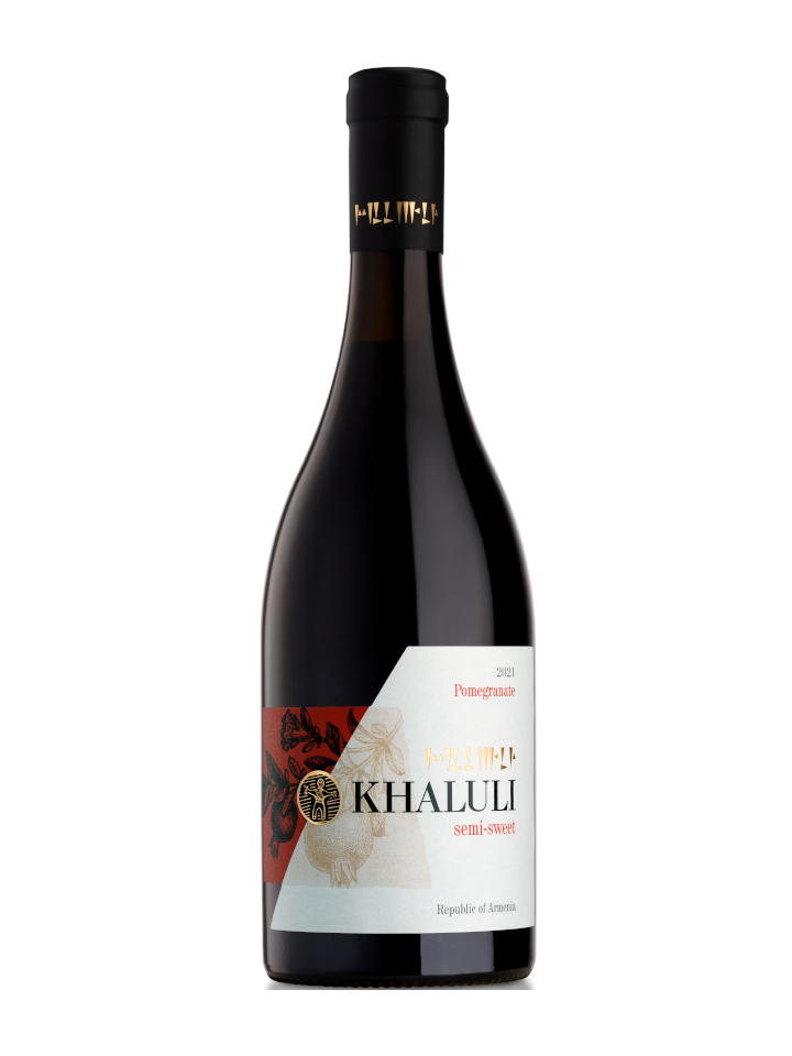 Khaluli Pomegranate Red Semi-sweet Wine 750ml