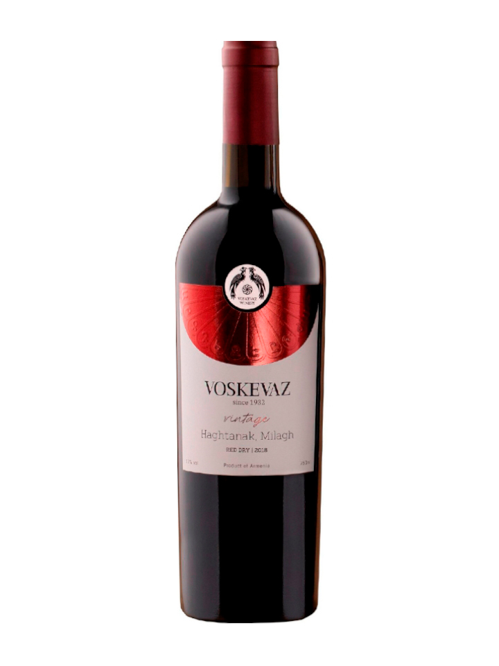 Voskevaz Vintage Haghtanak, Milagh Red Dry Wine 750ml
