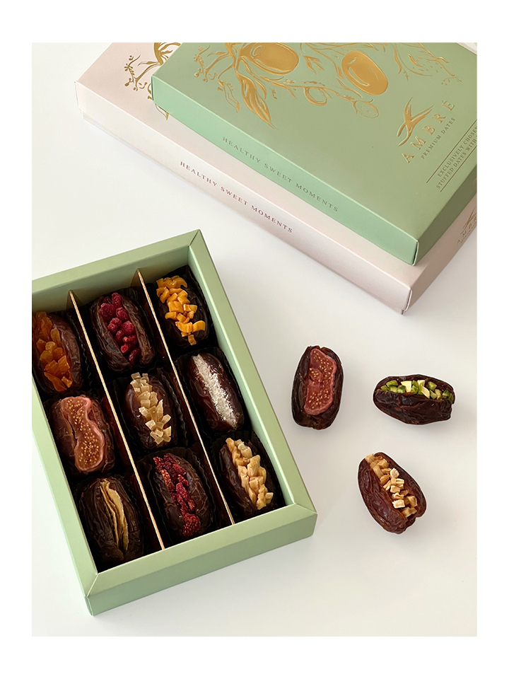 Ambré Premium Dates Stuffed With Dried Fruits 240g