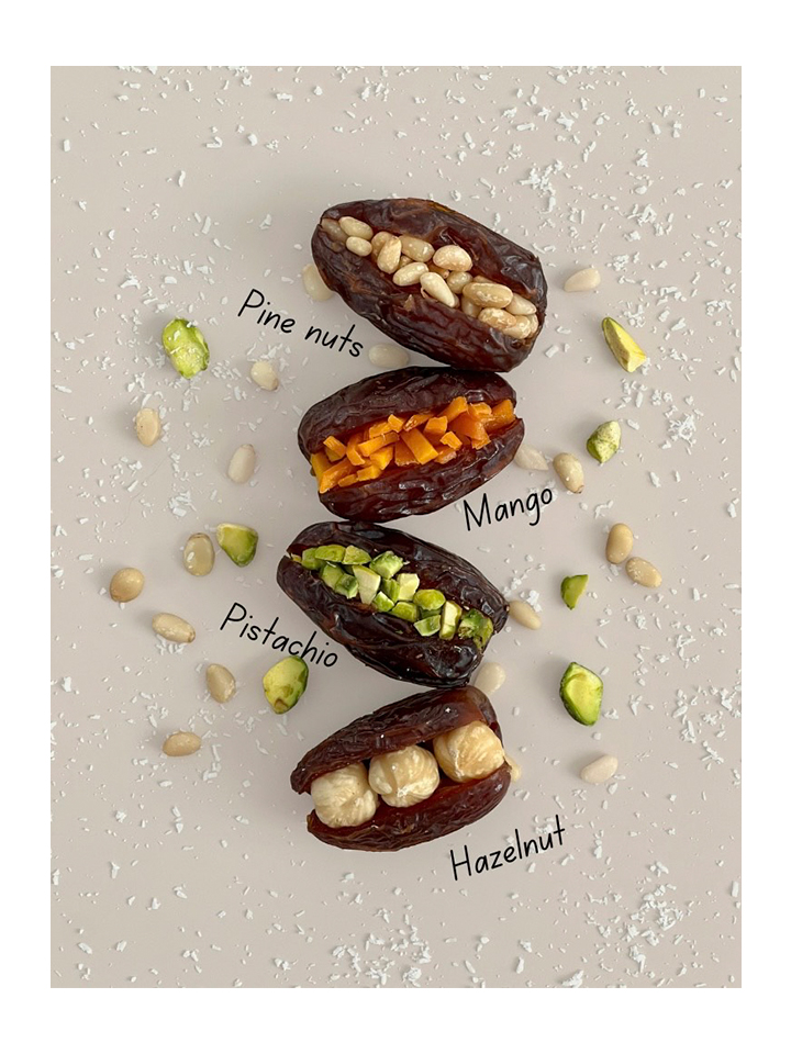 Ambré Premium Dates Stuffed With Dried Fruits & Nuts 240g