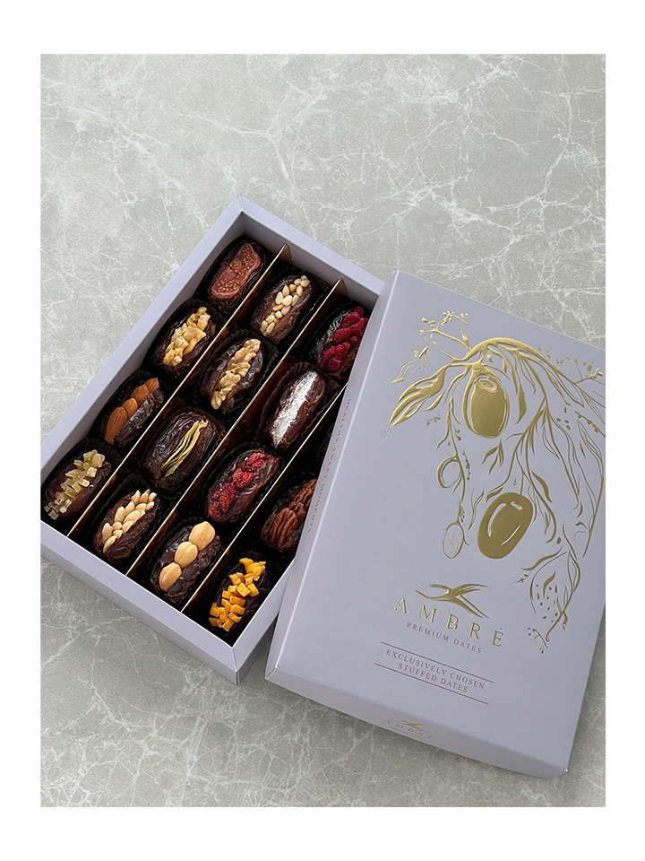 Ambré Premium Dates Stuffed With Dried Fruits & Nuts 425g