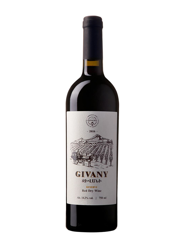 Givany Reserve Red Dry Wine 750ml