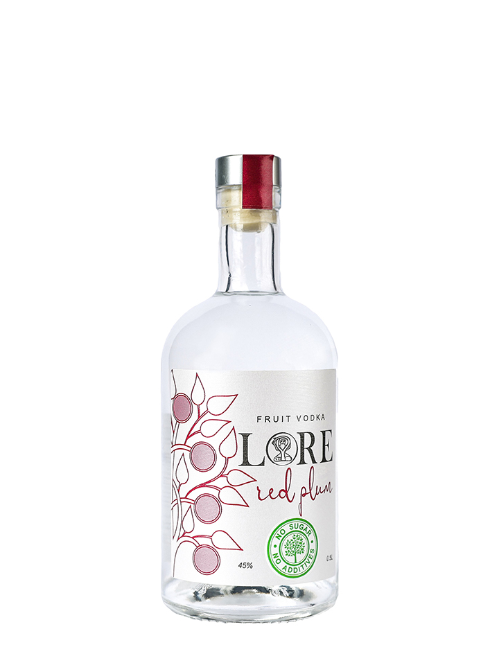 Lore Red Plum Natural Vodka 500ml