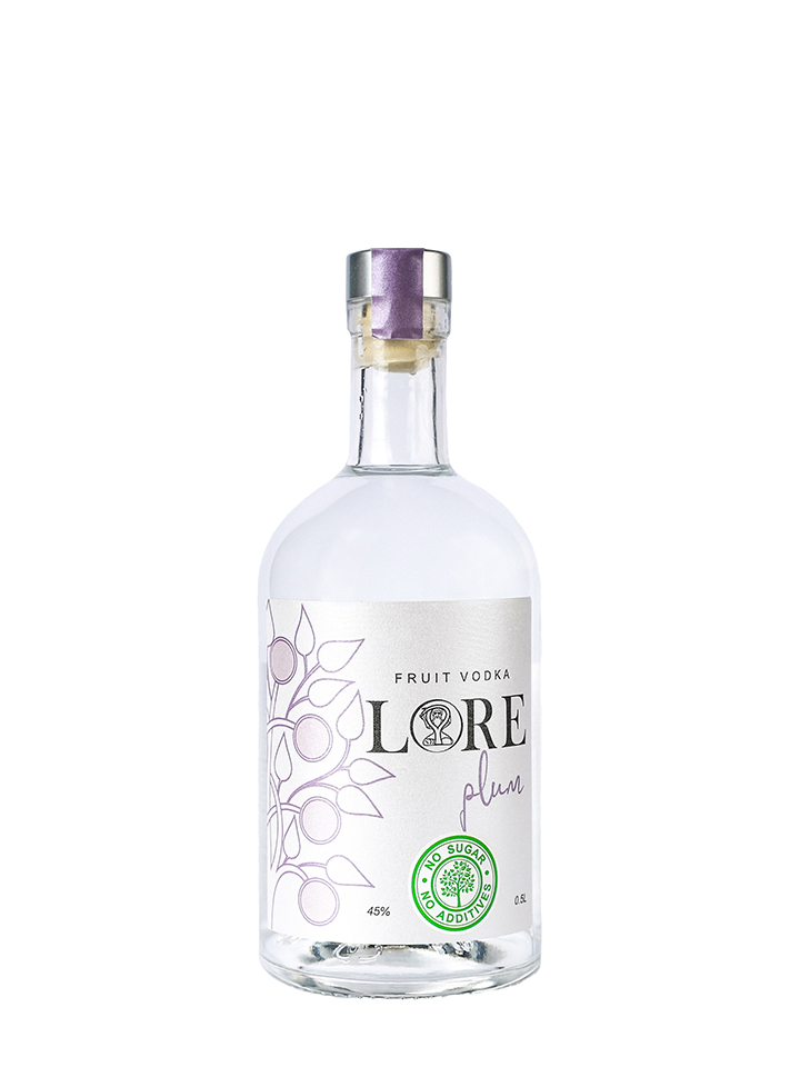 Lore Black Plum Natural Vodka 500ml