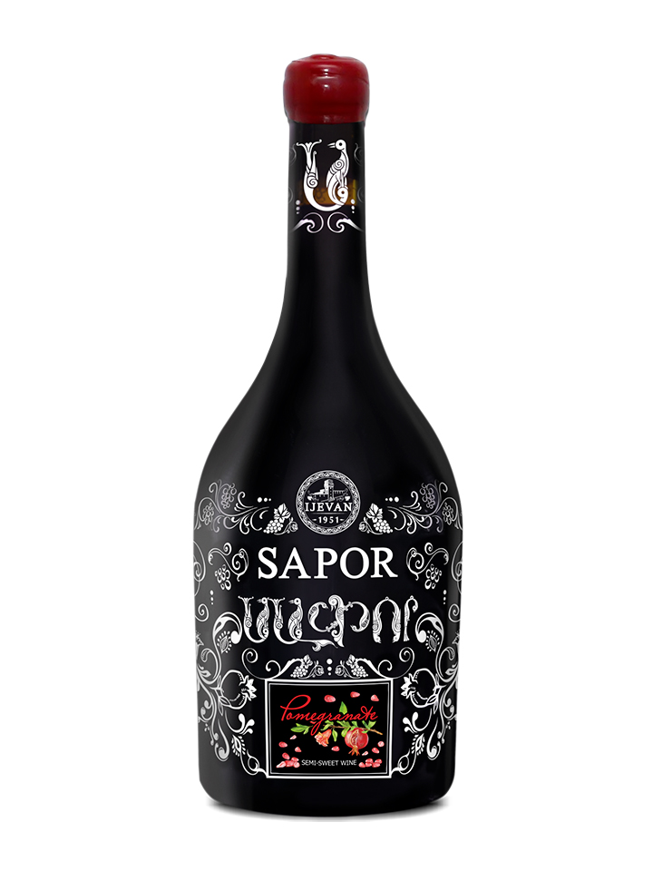 Ijevan Sapor Pomegranate Semi-Sweet Wine 750ml